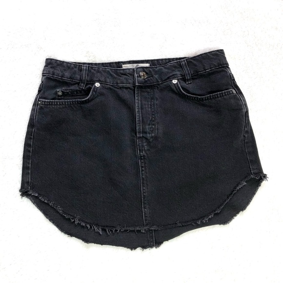 Free People We The Free Sky High Nonstretch Denim Miniskirt - Picture 1 of 9